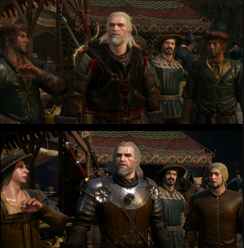 《巫師3》次世代版或修復遊戲中大量NPC臉模重複問題 《巫師3》次世代版或修復遊戲中大量NPC臉模重複問題