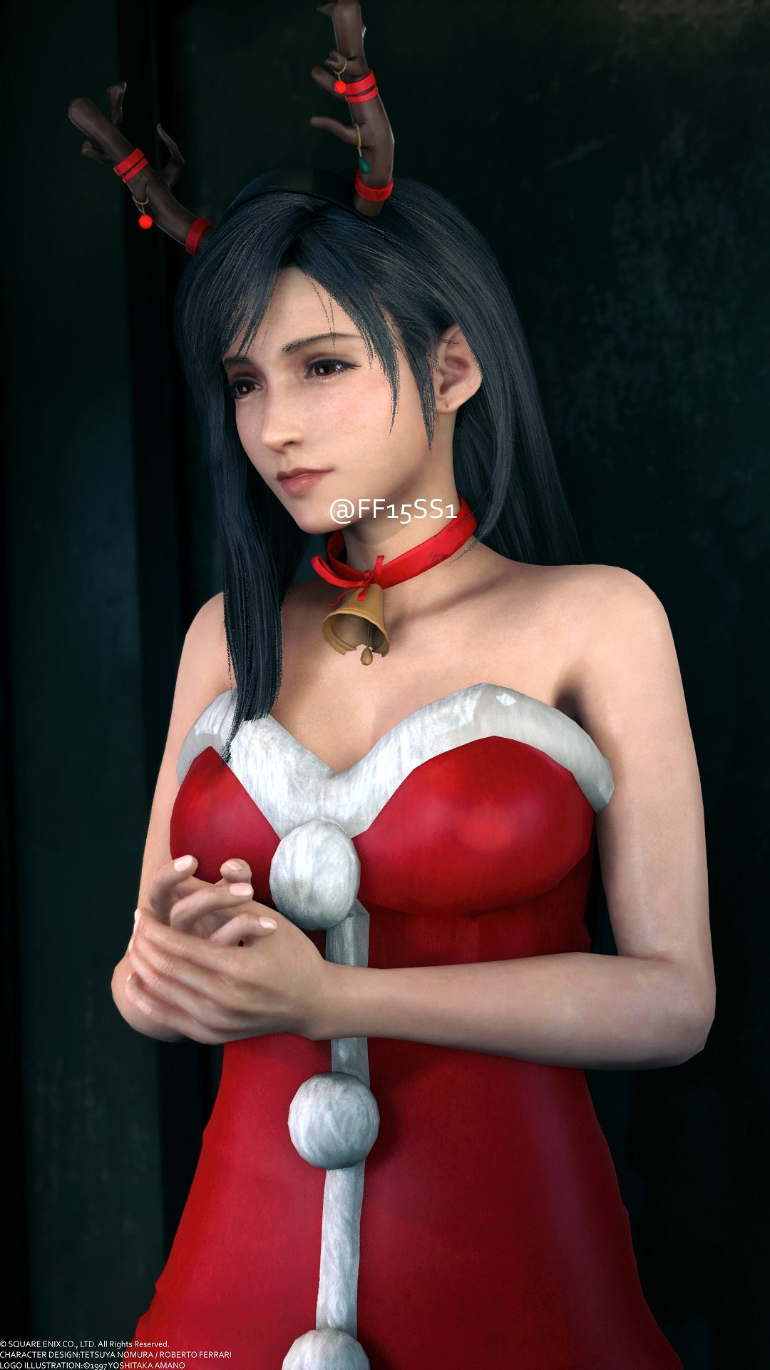 清純可愛！《最終幻想7重製版》蒂法聖誕小鹿套裝Mod