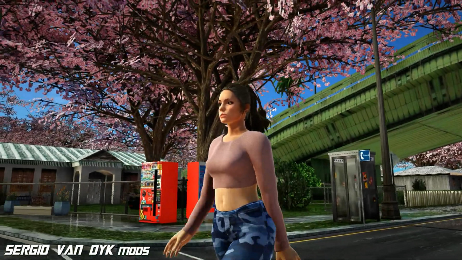 《GTA6》女主角亂入!《GTA SA》超酷人物MOD發布 《GTA6》女主角亂入!《GTA SA》超酷人物MOD發布