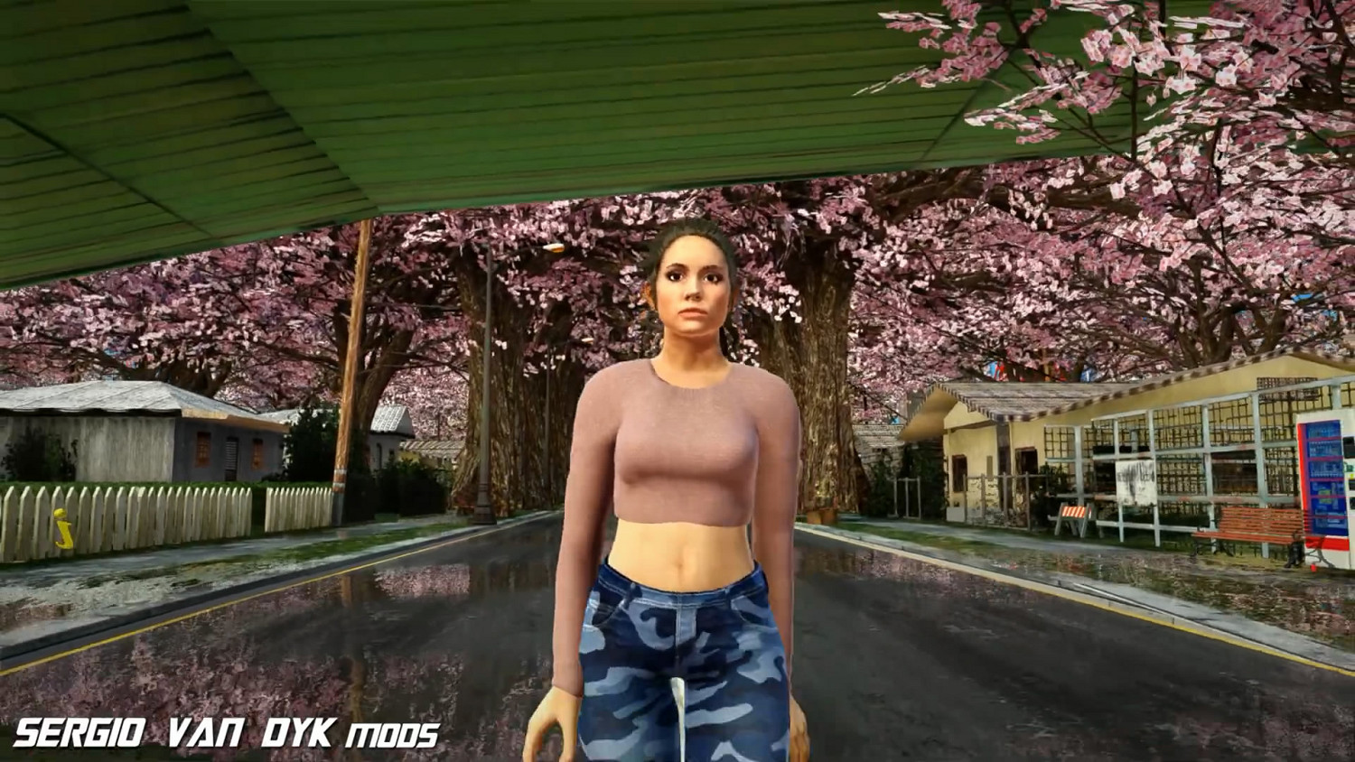 《GTA6》女主角亂入!《GTA SA》超酷人物MOD發布 《GTA6》女主角亂入!《GTA SA》超酷人物MOD發布