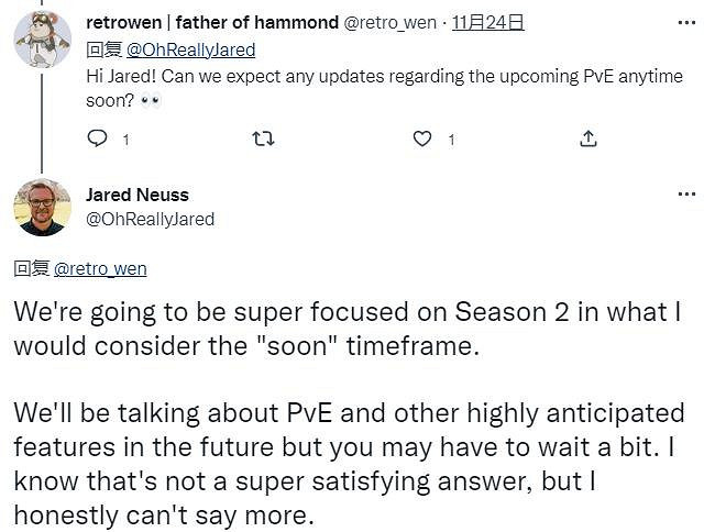 《鬥陣特攻》“歸來”執行製作人回應PVE:再等等 《鬥陣特攻》“歸來”執行製作人回應PVE:再等等