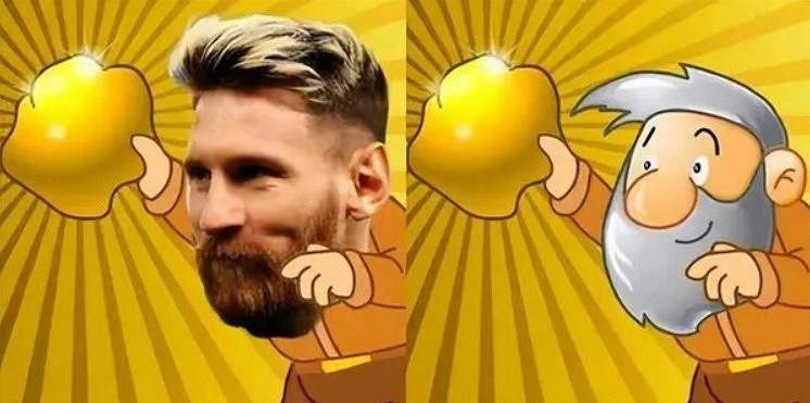 網友角度“刁鑽”:梅西長得好像黃金礦工,p圖對比! 網友角度“刁鑽”:梅西長得好像黃金礦工,p圖對比!