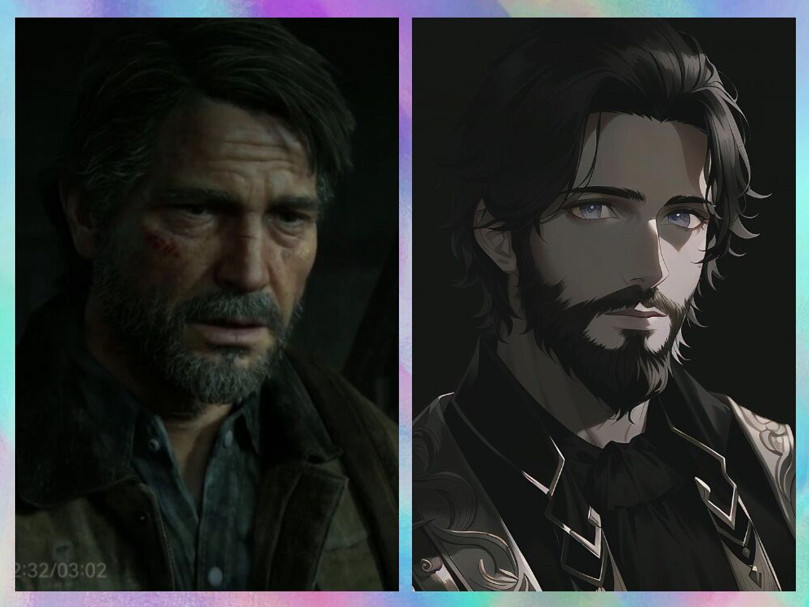 AI繪畫《最後生還者》喬爾二次元形象：成熟大叔太帥了！