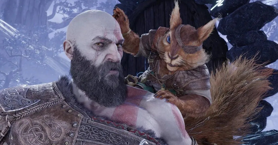 《戰神5》鬆鼠角色險些被砍!但總監堅持讓其留下來 《戰神5》鬆鼠角色險些被砍!但總監堅持讓其留下來