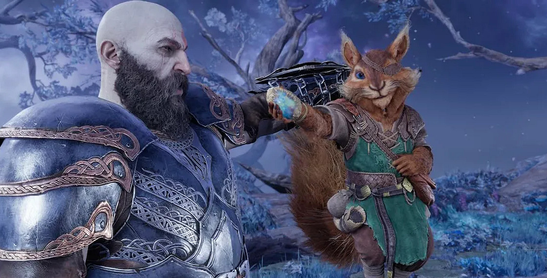 《戰神5》鬆鼠角色險些被砍!但總監堅持讓其留下來 《戰神5》鬆鼠角色險些被砍!但總監堅持讓其留下來