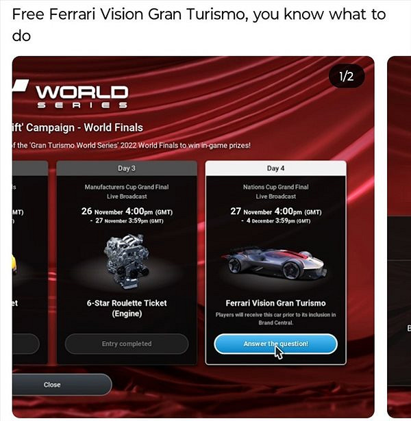 《跑車浪漫旅7》首次加入“法拉利” 填寫調查問卷免費領 《跑車浪漫旅7》首次加入“法拉利” 填寫調查問卷免費領