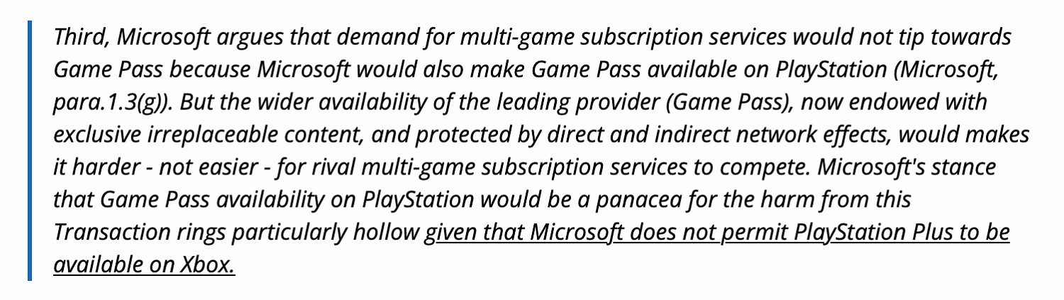 微軟不允許PS+登陸Xbox！索尼同樣阻止 Xbox Game Pass (XGP) 登陸PS！