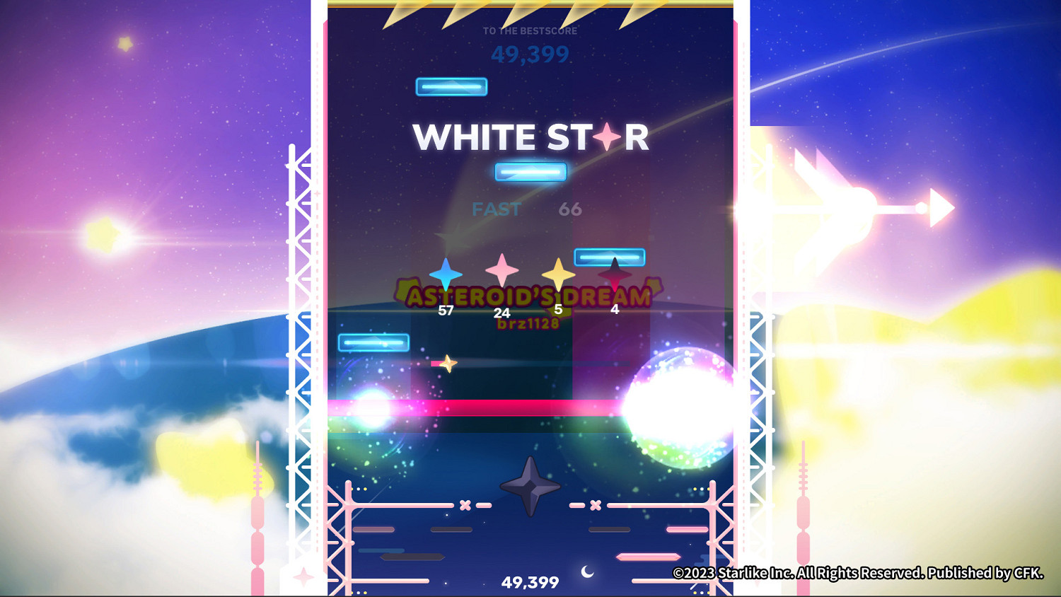 音樂節奏遊戲《Sixtar Gate: STARTRAIL》Switch版 明年3月發售