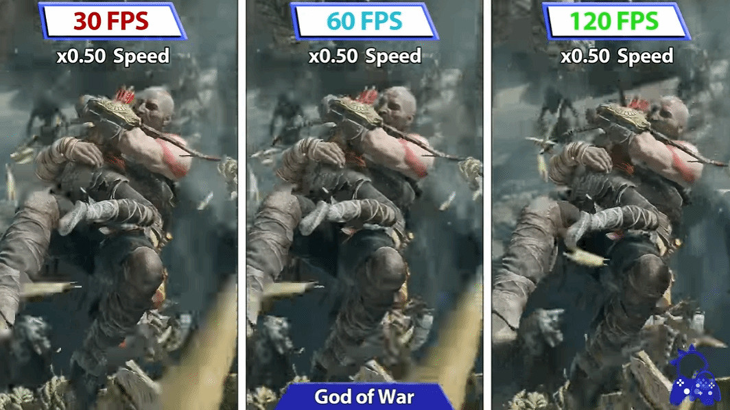 遊戲30/60/120幀慢動作對比影片:漫威蜘蛛人,戰神! 遊戲30/60/120幀慢動作對比影片:漫威蜘蛛人,戰神!