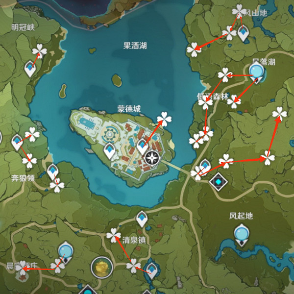 《原神》蘋果哪裡多？蘋果獲取位置分享