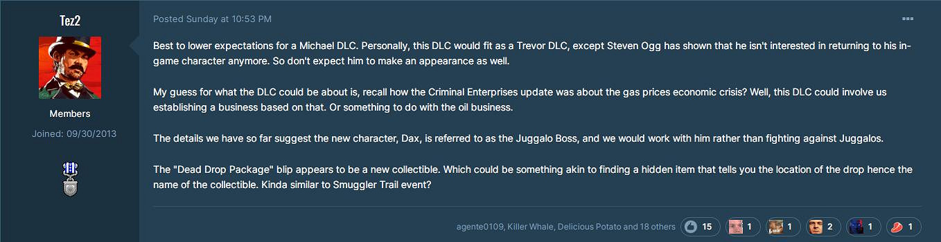 《GTA OL》冬季DLC新消息:崔佛演員不願意回歸 《GTA OL》冬季DLC新消息:崔佛演員不願意回歸