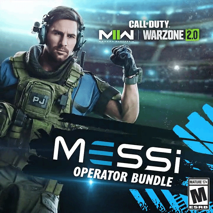 梅西加入《決勝時刻19&amp;戰區2》：足球巨星加入戰場！