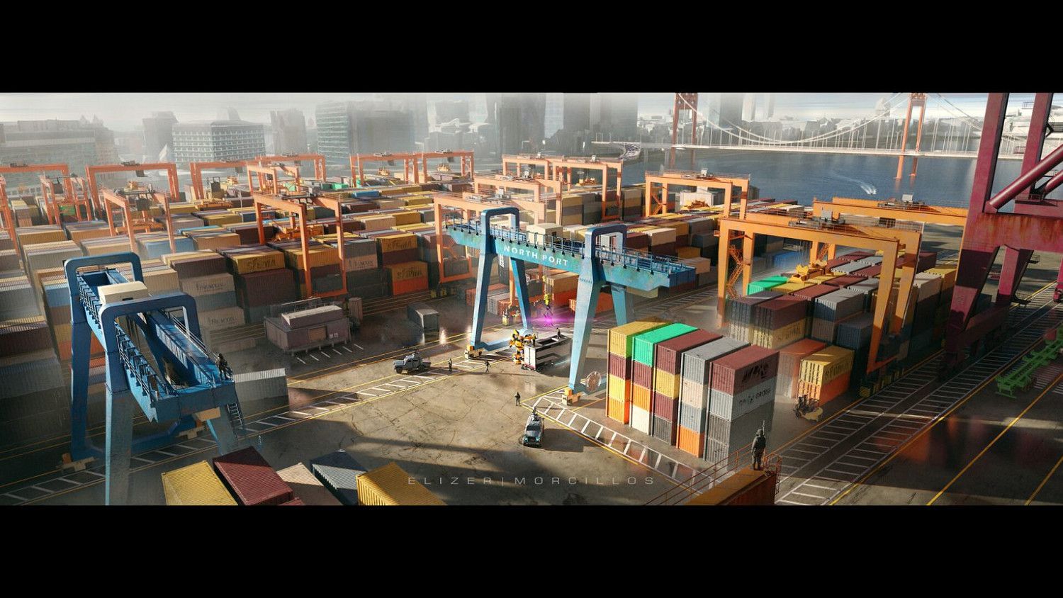 《變形金剛》新遊戲概念設定圖!紅蜘蛛 對戰 大黃蜂 《變形金剛》新遊戲概念設定圖!紅蜘蛛 對戰 大黃蜂