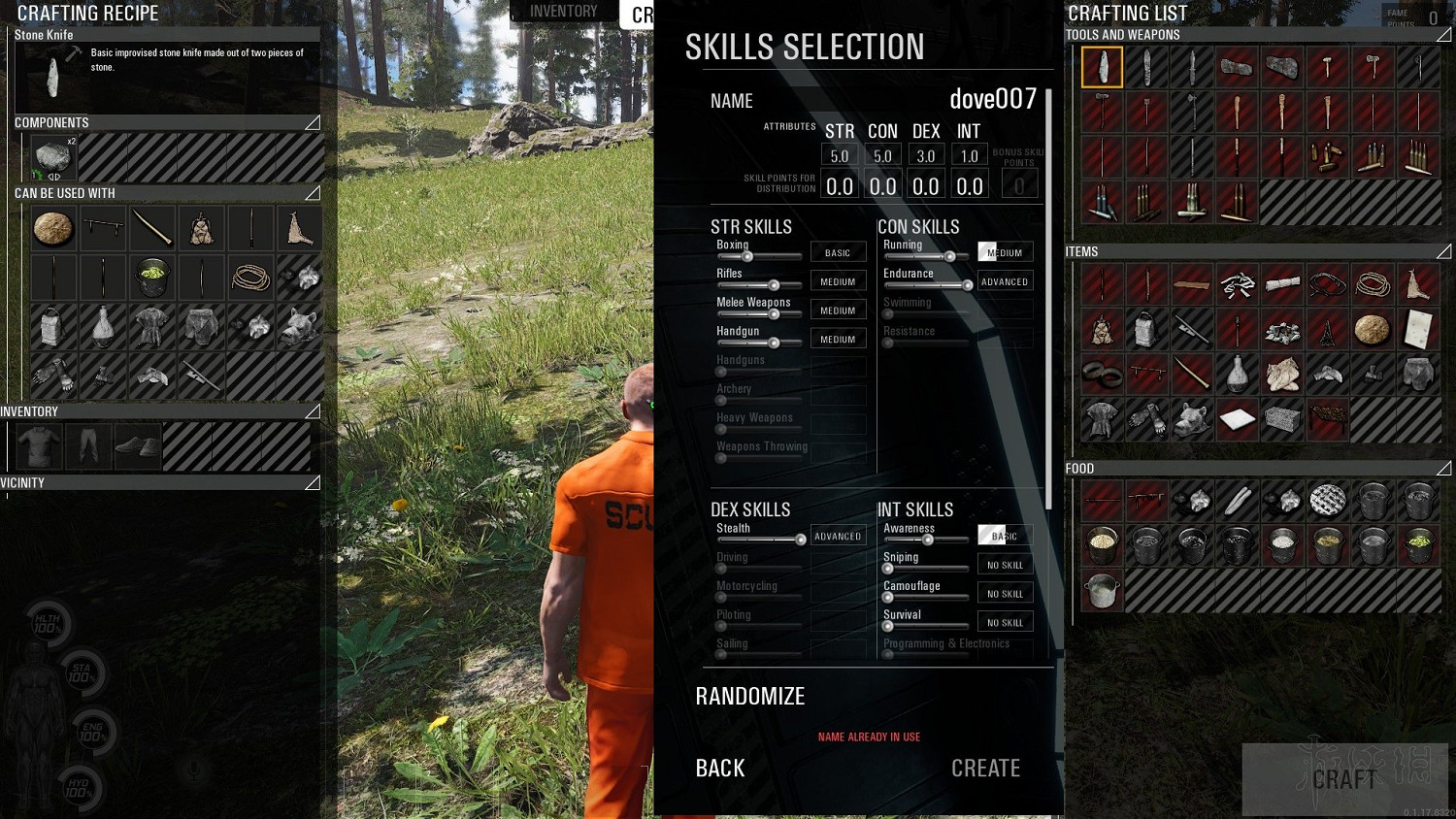 《人渣》SCUM加點與製作權限關係圖文分析 SCUM怎麽投矛? 《人渣》SCUM加點與製作權限關係圖文分析 SCUM怎麽投矛?