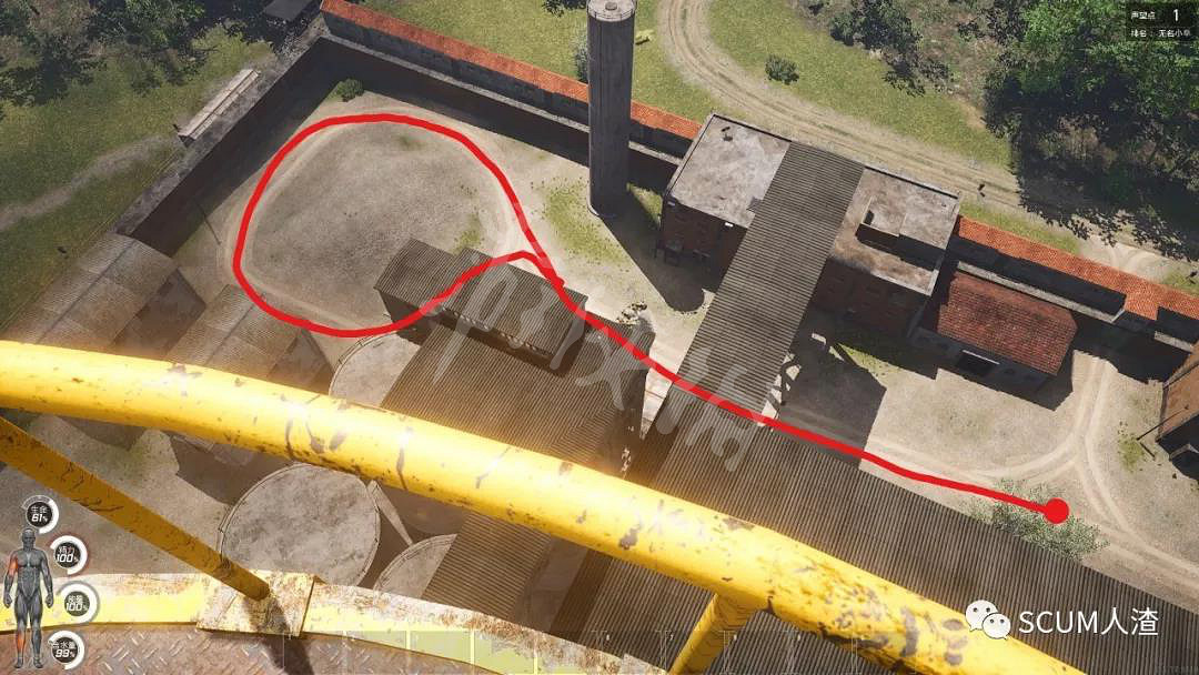 《人渣》scumB1工廠搜索攻略 scum怎麽進B1工廠？
