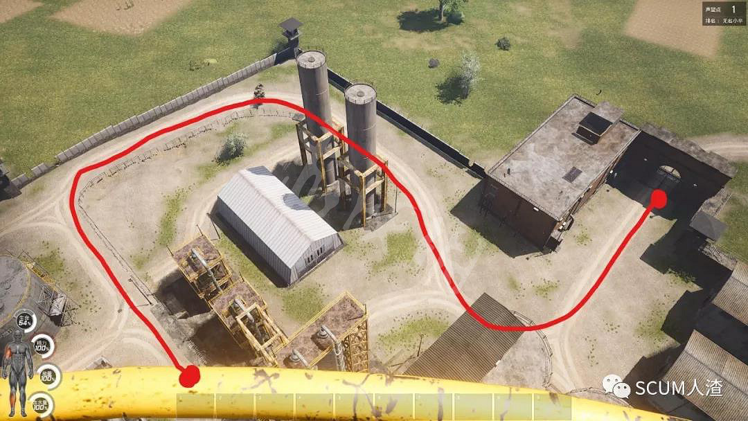 《人渣》scumB1工廠搜索攻略 scum怎麽進B1工廠？