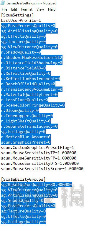 《人渣》SCUM遊戲優化方法分享 低配電腦怎麽玩SCUM? 《人渣》SCUM遊戲優化方法分享 低配電腦怎麽玩SCUM?