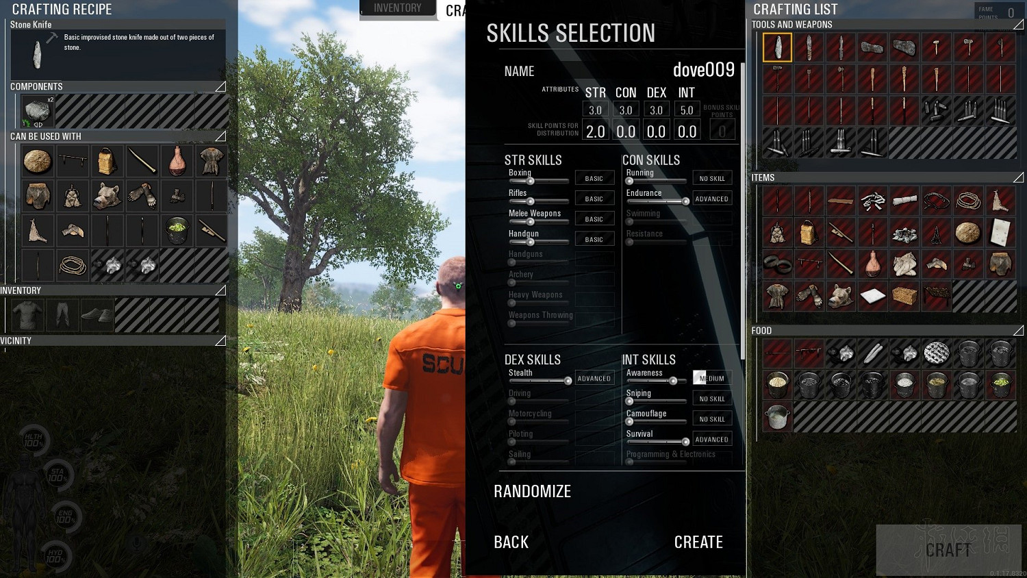 《人渣》SCUM加點與製作權限關係圖文分析 SCUM怎麽投矛? 《人渣》SCUM加點與製作權限關係圖文分析 SCUM怎麽投矛?