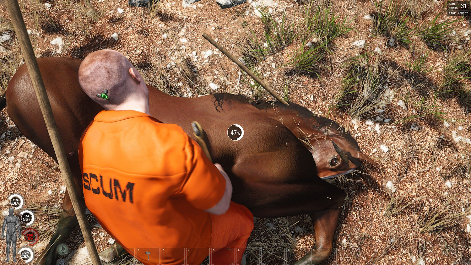 《人渣》SCUM加點與製作權限關係圖文分析 SCUM怎麽投矛? 《人渣》SCUM加點與製作權限關係圖文分析 SCUM怎麽投矛?