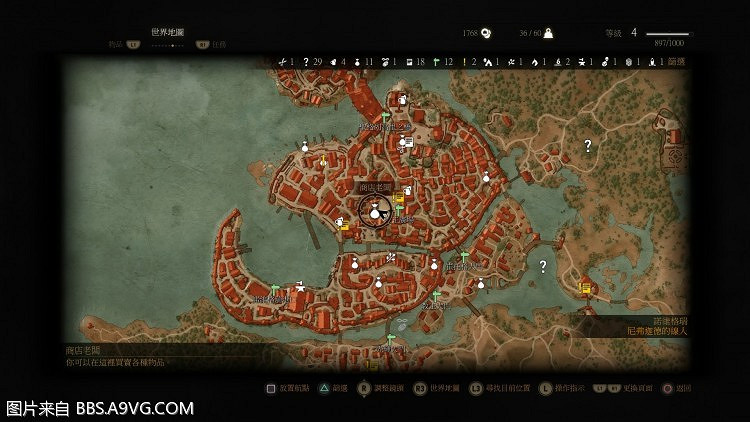 《巫師3:狂獵》銀行和妓院位置圖文解析攻略 《巫師3:狂獵》銀行和妓院位置圖文解析攻略