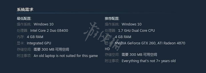 《零希沃特》配置要求是什麽？ZERO Sievert遊戲配置要求一覽