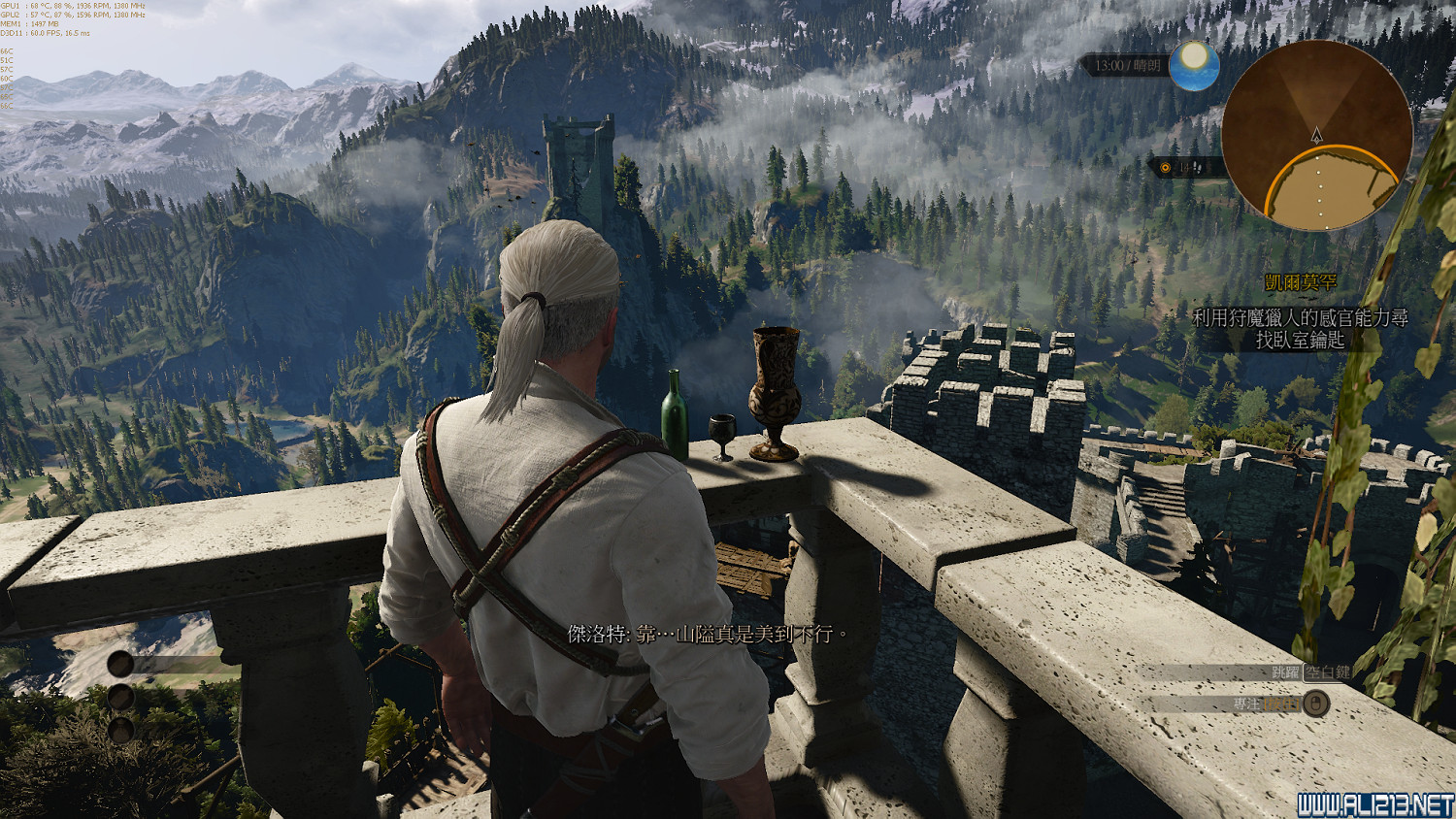 《巫師3:狂獵》970sli以及980單卡全最高畫質測試攻略 《巫師3:狂獵》970sli以及980單卡全最高畫質測試攻略