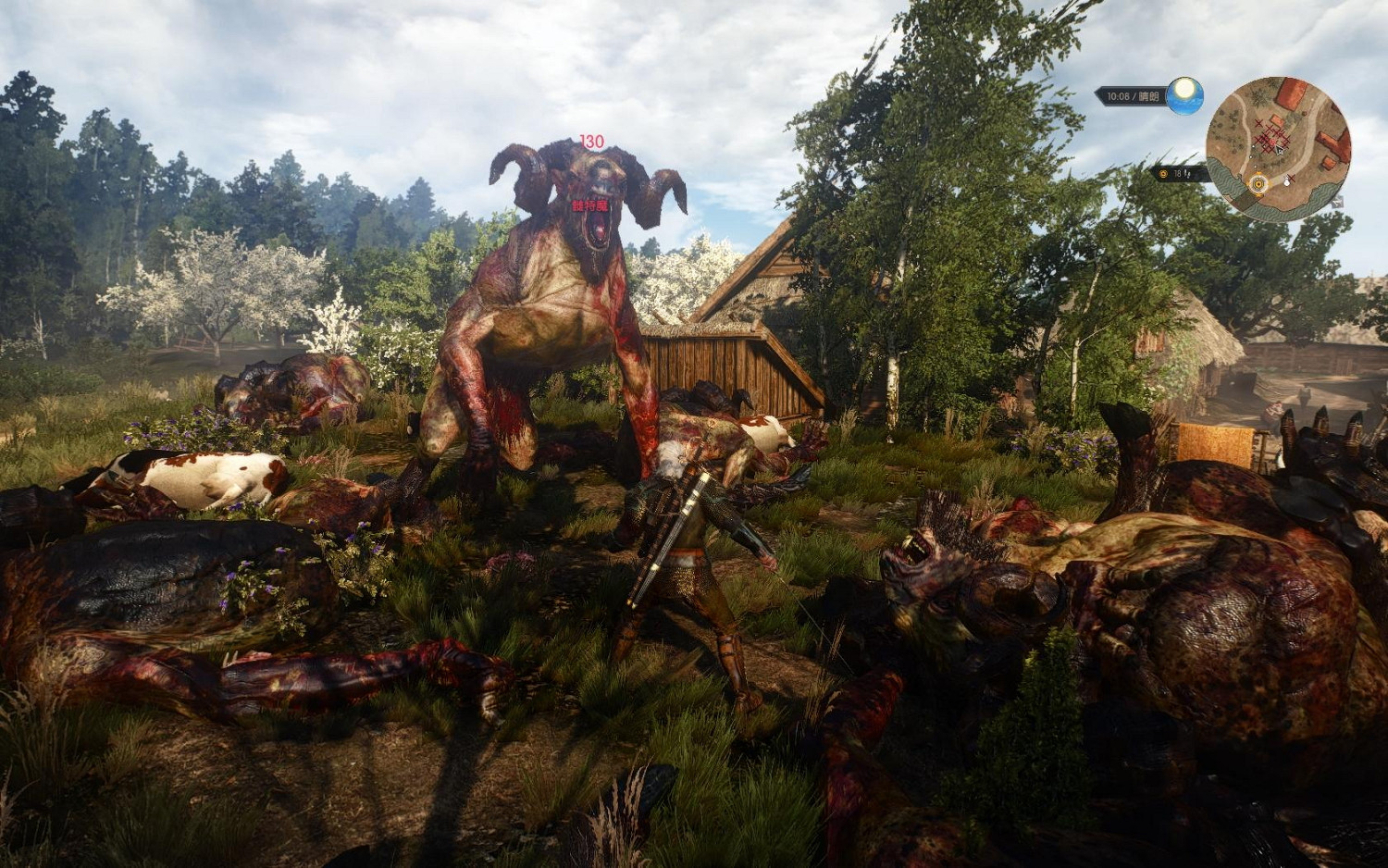 《巫師3：狂獵》1.05版白果園牛魔王觸發條件及注意事項攻略