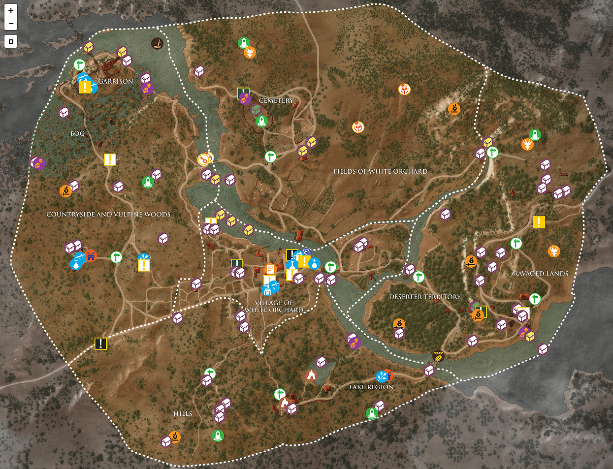 《巫師3:狂獵》全收集地圖攻略 全物品收集地圖 《巫師3:狂獵》全收集地圖攻略 全物品收集地圖