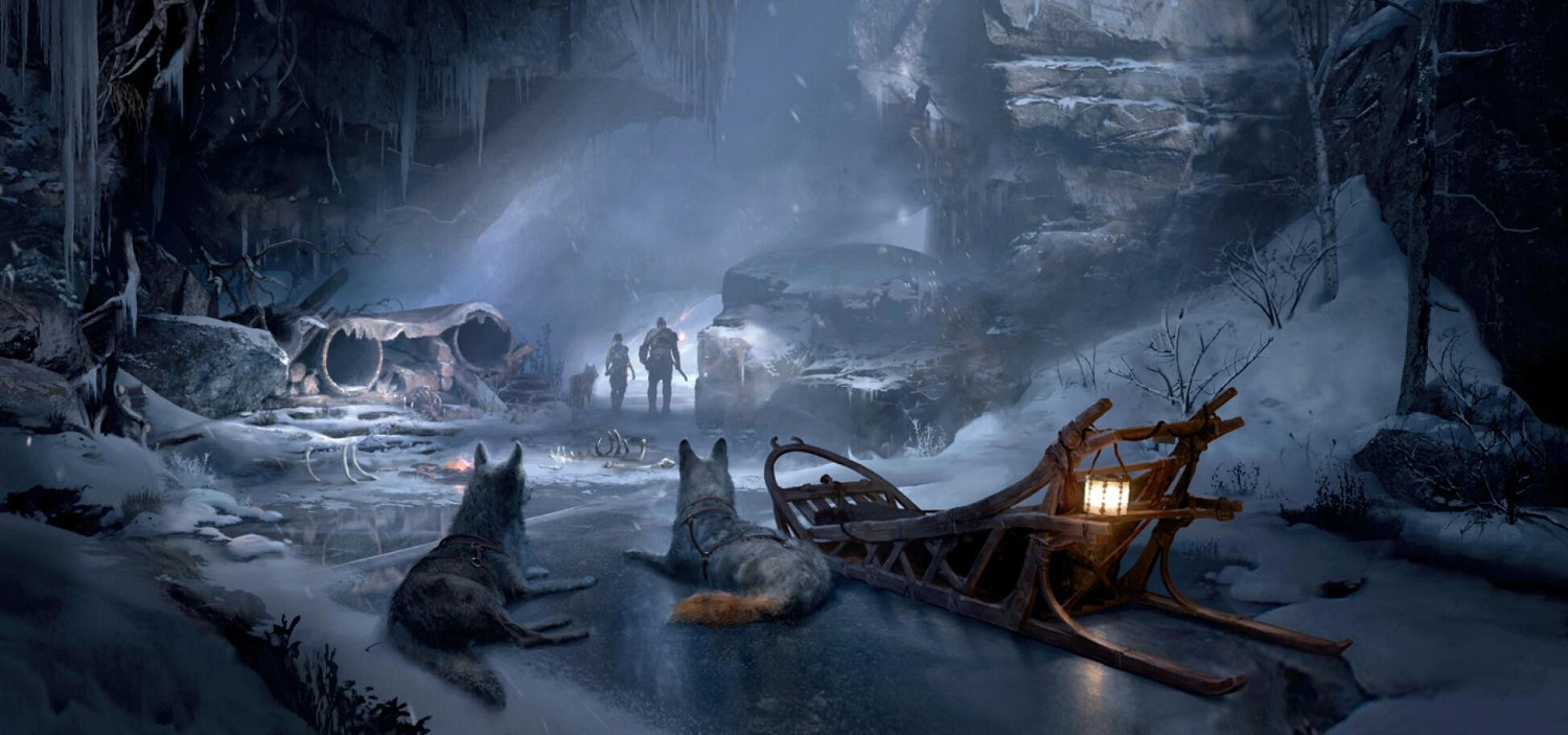 《戰神：諸神黃昏》早期概念圖曝光 奎爺更凶神惡煞