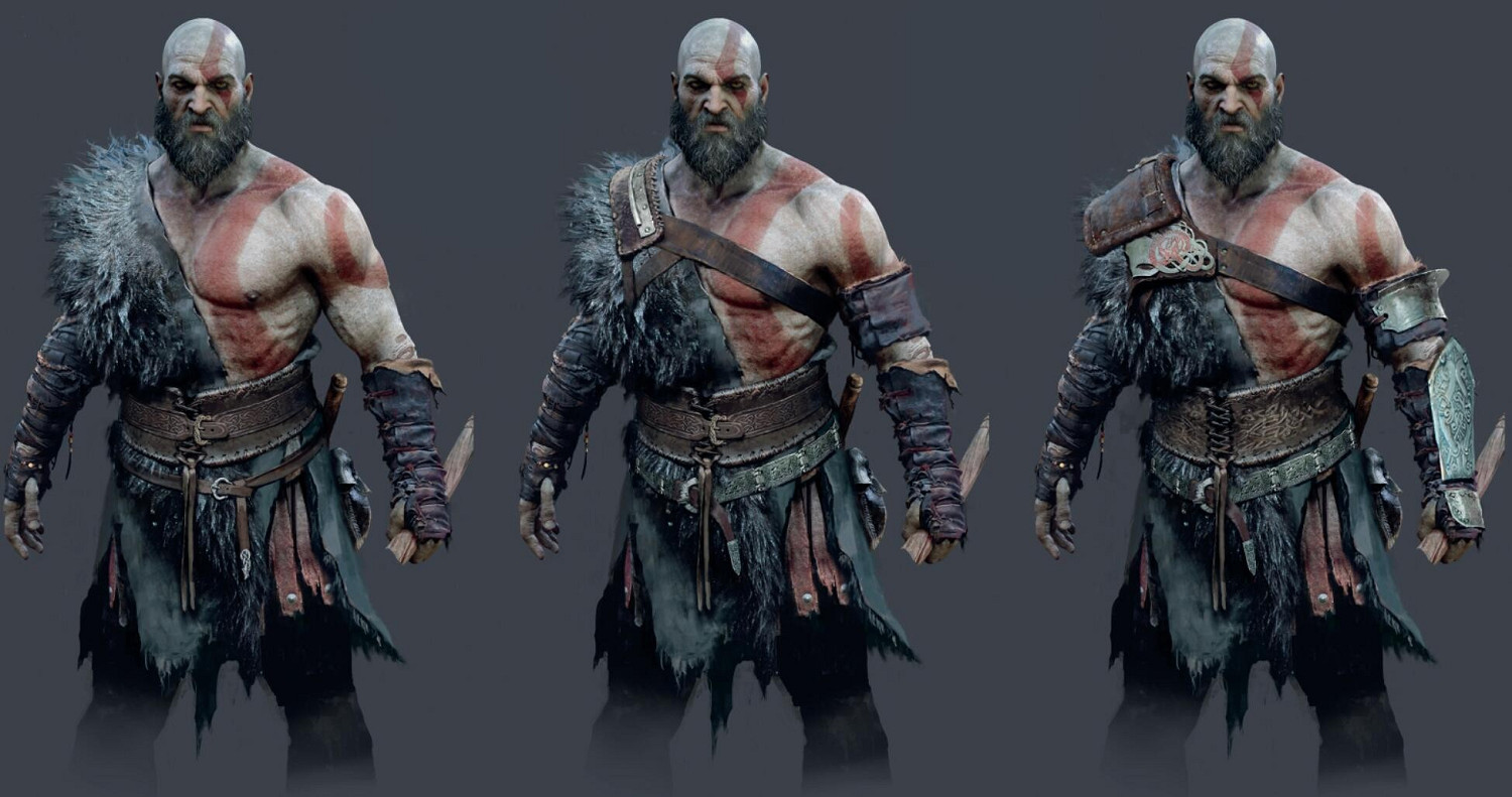 《戰神：諸神黃昏》早期概念圖曝光 奎爺更凶神惡煞