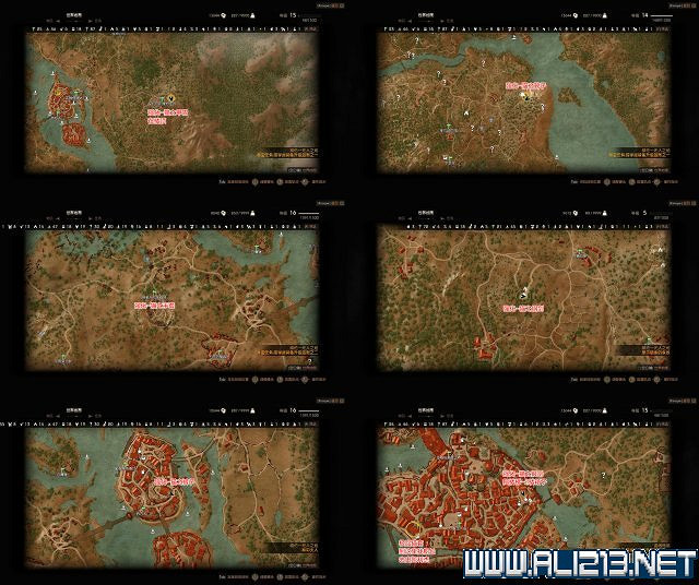 《巫師3：狂獵》最全貓學派套裝地圖一覽 初級+強化+高等+極品