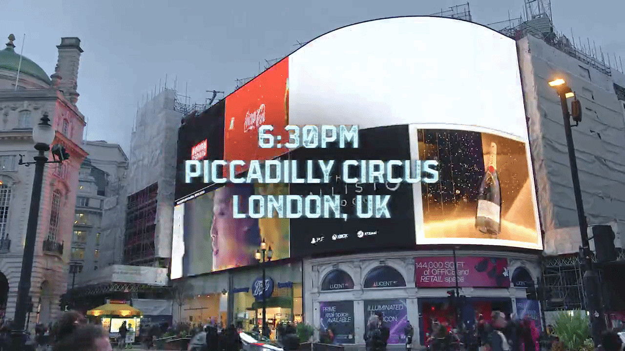 《木衛四協議》3D街頭廣告 怪物越屏而出，路人嚇尿