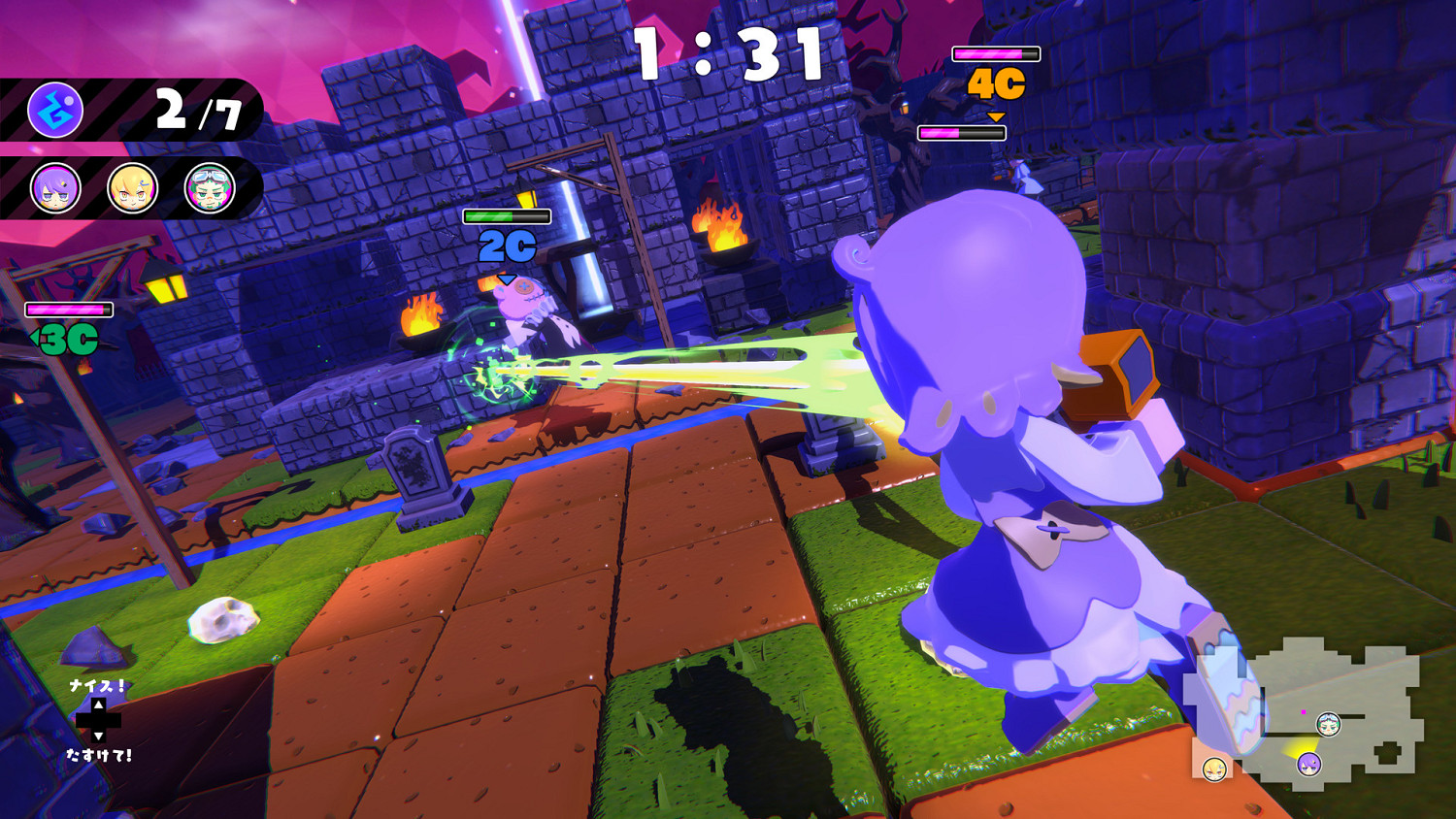 卡通派對遊戲《咕喵怪物》在Steam發售 支援中文