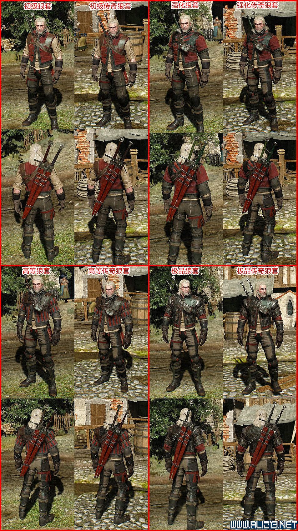 《巫師3:狂獵》狼派套裝8件套初級到傳奇展示及控制台程式碼解析攻略 《巫師3:狂獵》狼派套裝8件套初級到傳奇展示及控制台程式碼解析攻略