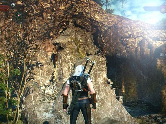 《巫師3：狂獵》威倫左下角鮑爾德山(大樹)魔力之所走法解析