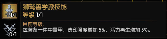 《巫師3：狂獵》獅鷲法印流最高難度初始加點推薦