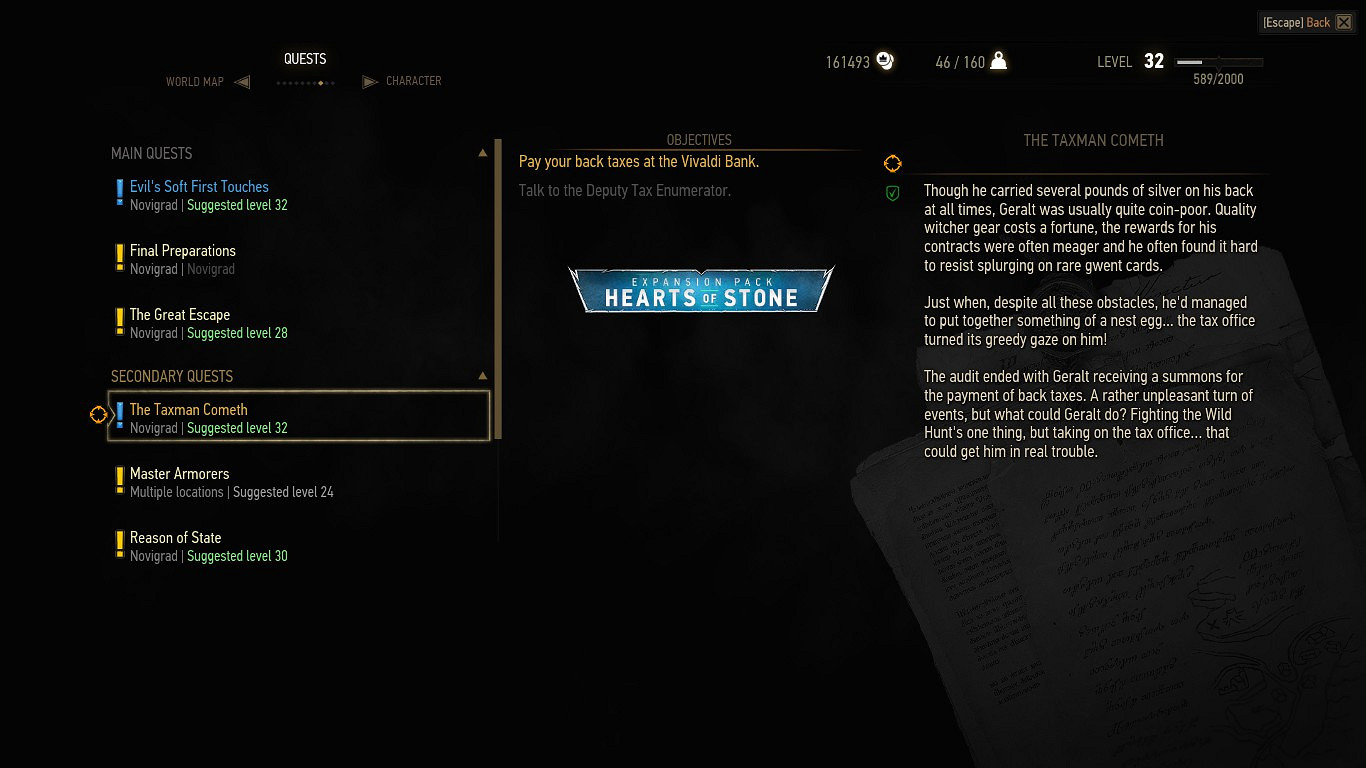 《巫師3:狂獵》DLC石之心稅務官搞笑彩蛋分享 《巫師3:狂獵》DLC石之心稅務官搞笑彩蛋分享