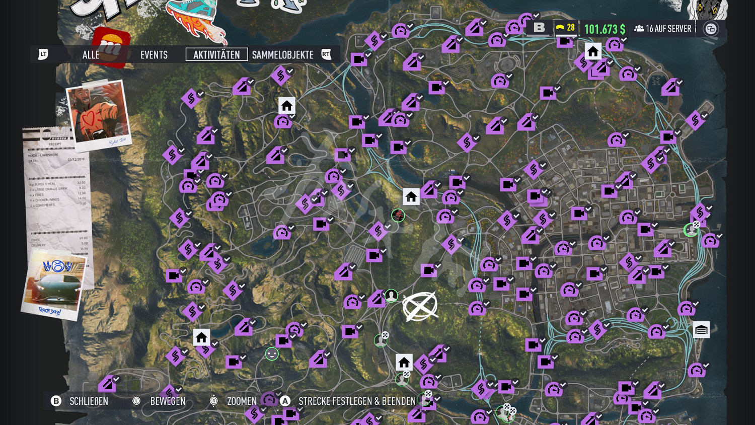 《極速快感：桀驁不馴》賽事活動在哪？全賽事活動位置分享