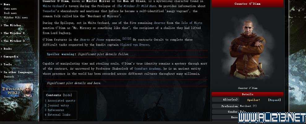 《巫師3：狂獵》鏡子大師故事劇情及能力解析攻略