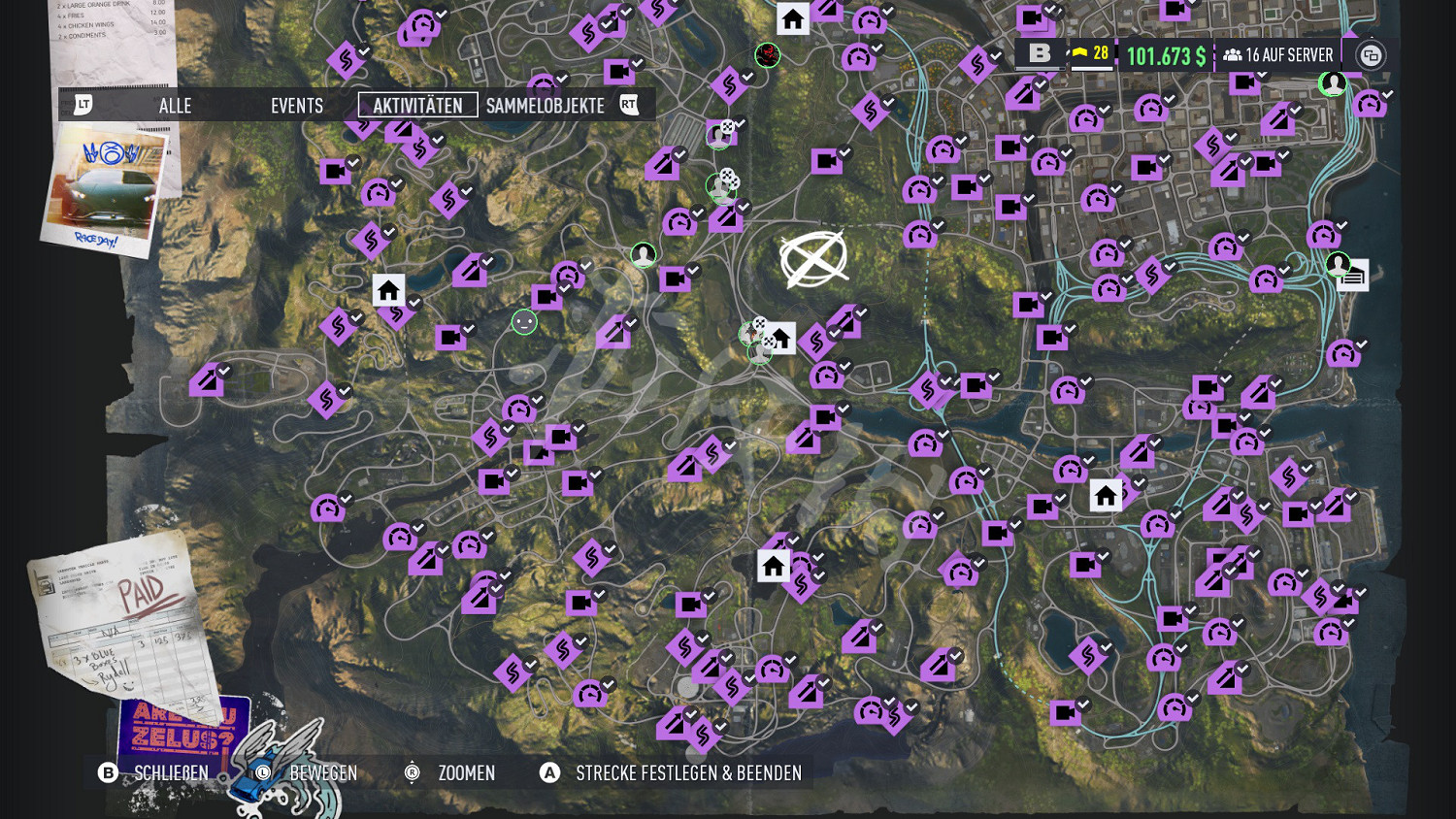 《極速快感：桀驁不馴》賽事活動在哪？全賽事活動位置分享