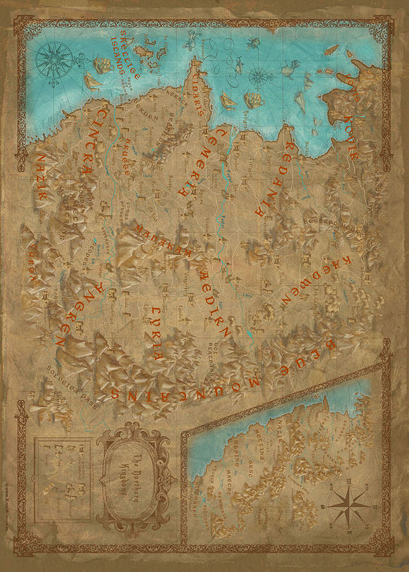 《巫師3：狂獵》遊戲世界與波蘭對比地圖一覽