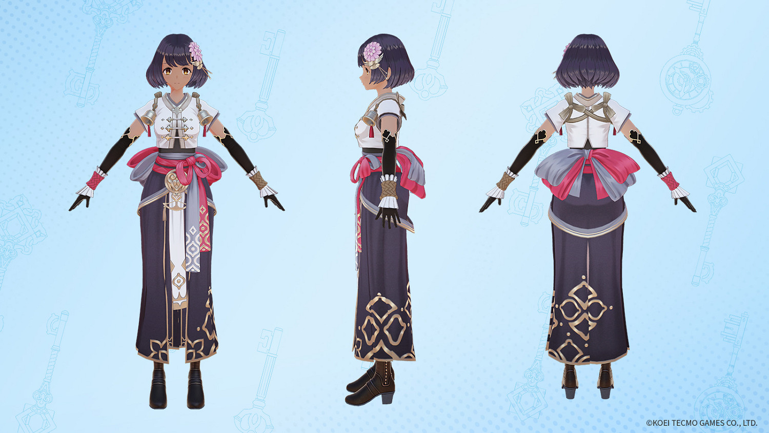 肉腿!《萊莎3》官方公開角色設定資料和3D建模 肉腿!《萊莎3》官方公開角色設定資料和3D建模