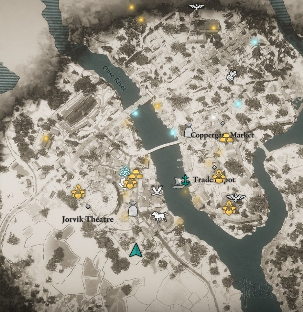 《刺客教條英靈殿》無形者套各部件位置地圖分享 無形者套在哪？