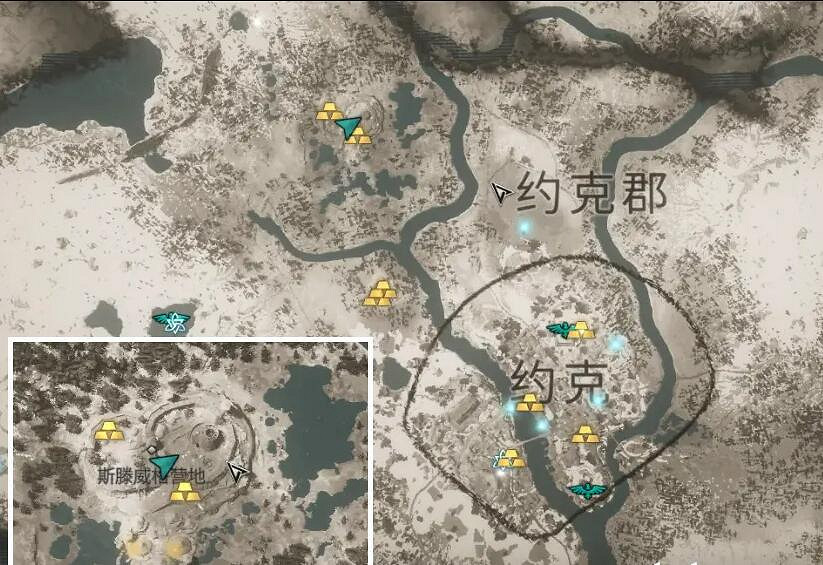 《刺客教條英靈殿》家臣套裝位置分布一覽 家臣套裝在哪刷？