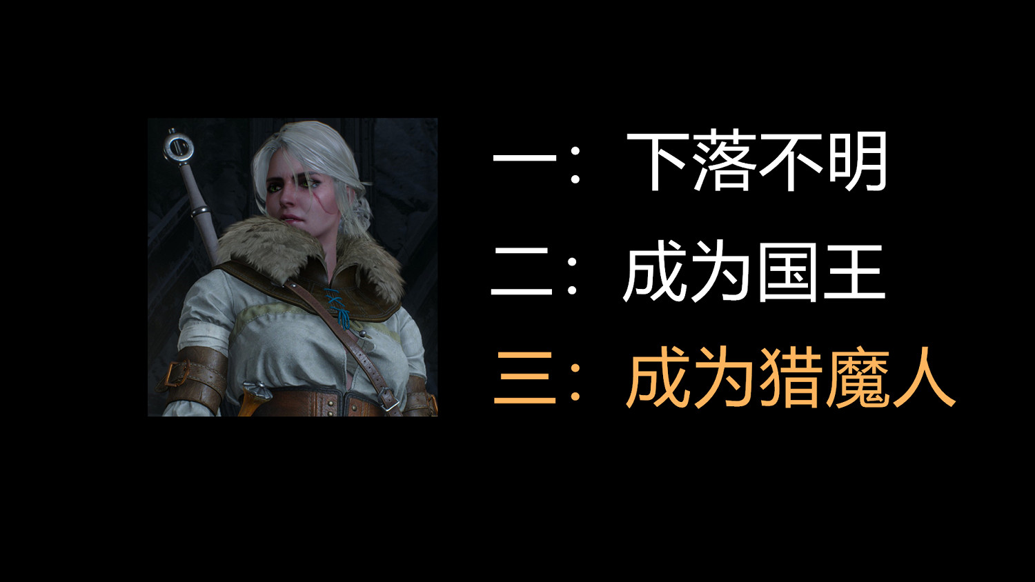 《巫師3次世代版》希裡完美結局介紹 希裡完美結局對話選擇