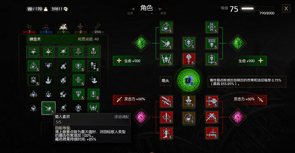 《巫師3:狂獵》血與酒癮頭技能及裝備搭配解析攻略 《巫師3:狂獵》血與酒癮頭技能及裝備搭配解析攻略