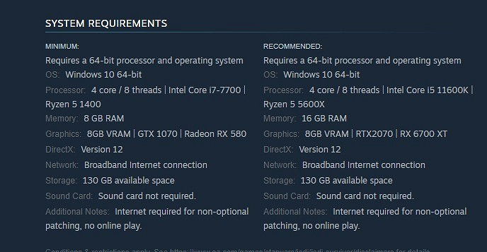 《星際大戰絕地:倖存者》PC系統配置需求公布 《星際大戰絕地:倖存者》PC系統配置需求公布
