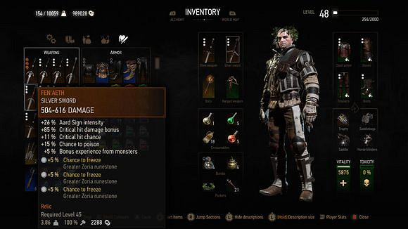 《巫師3:狂獵》血與酒好劍推薦一覽 《巫師3:狂獵》血與酒好劍推薦一覽