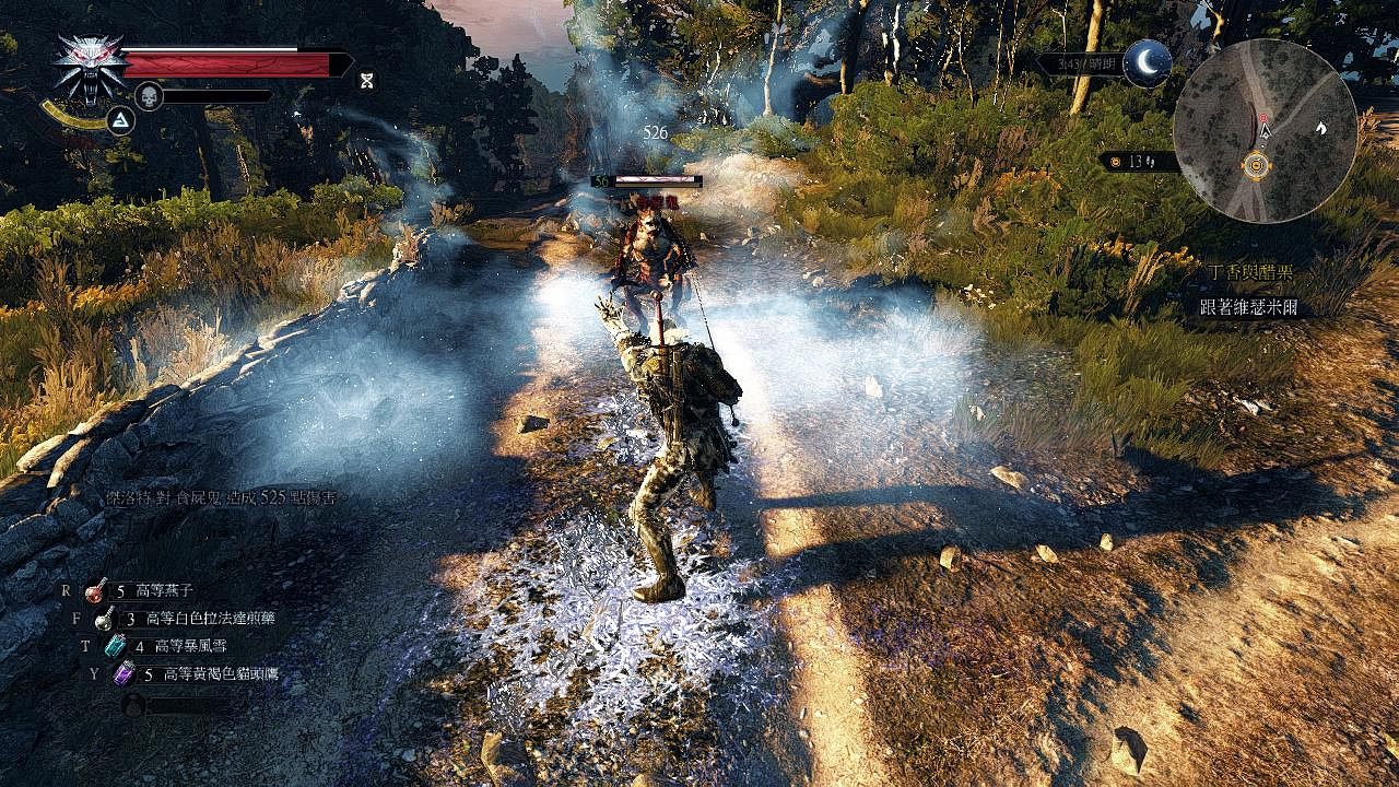 《巫師3:狂獵》法印傷害測試及效果分析 《巫師3:狂獵》法印傷害測試及效果分析