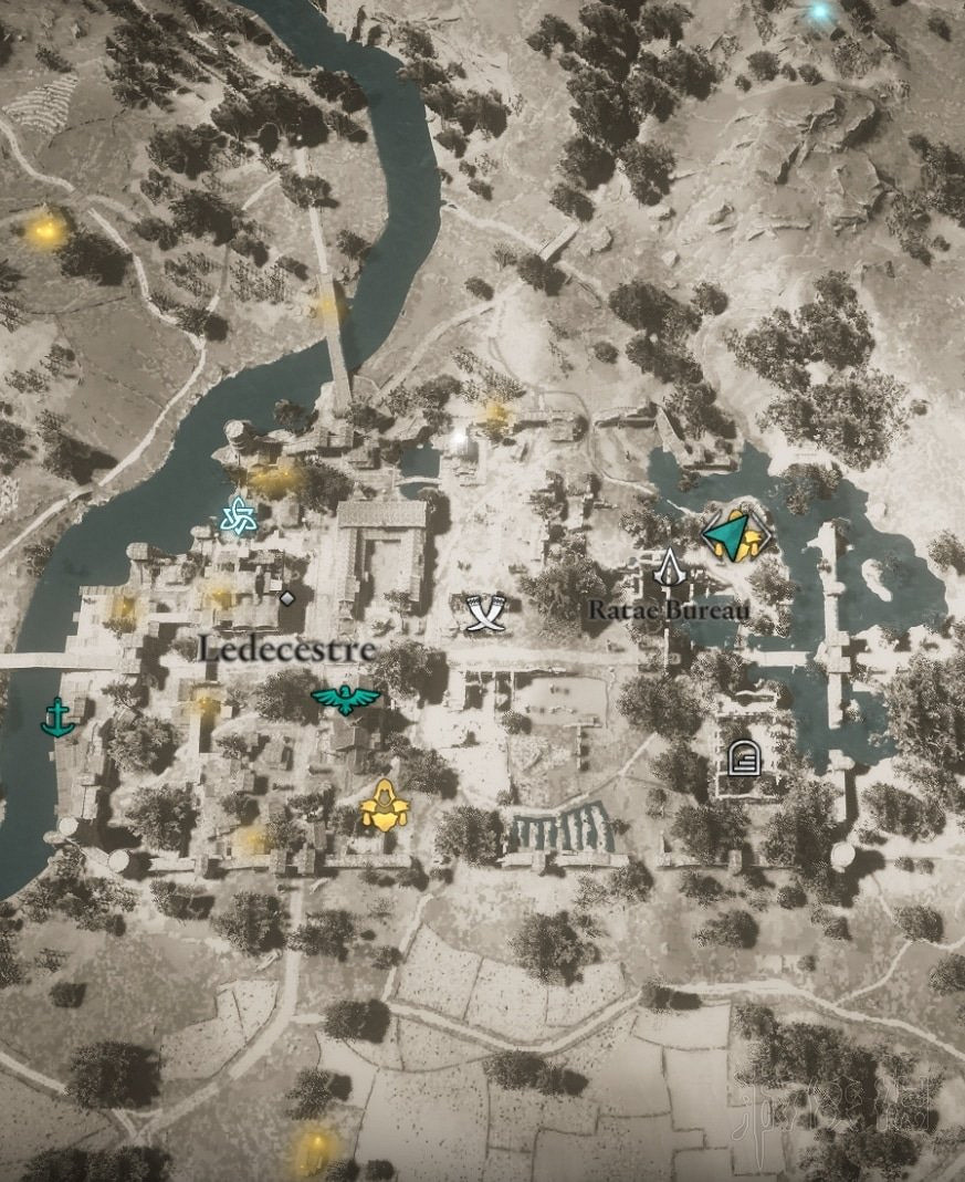 《刺客教條英靈殿》無形者套各部件位置地圖分享 無形者套在哪？